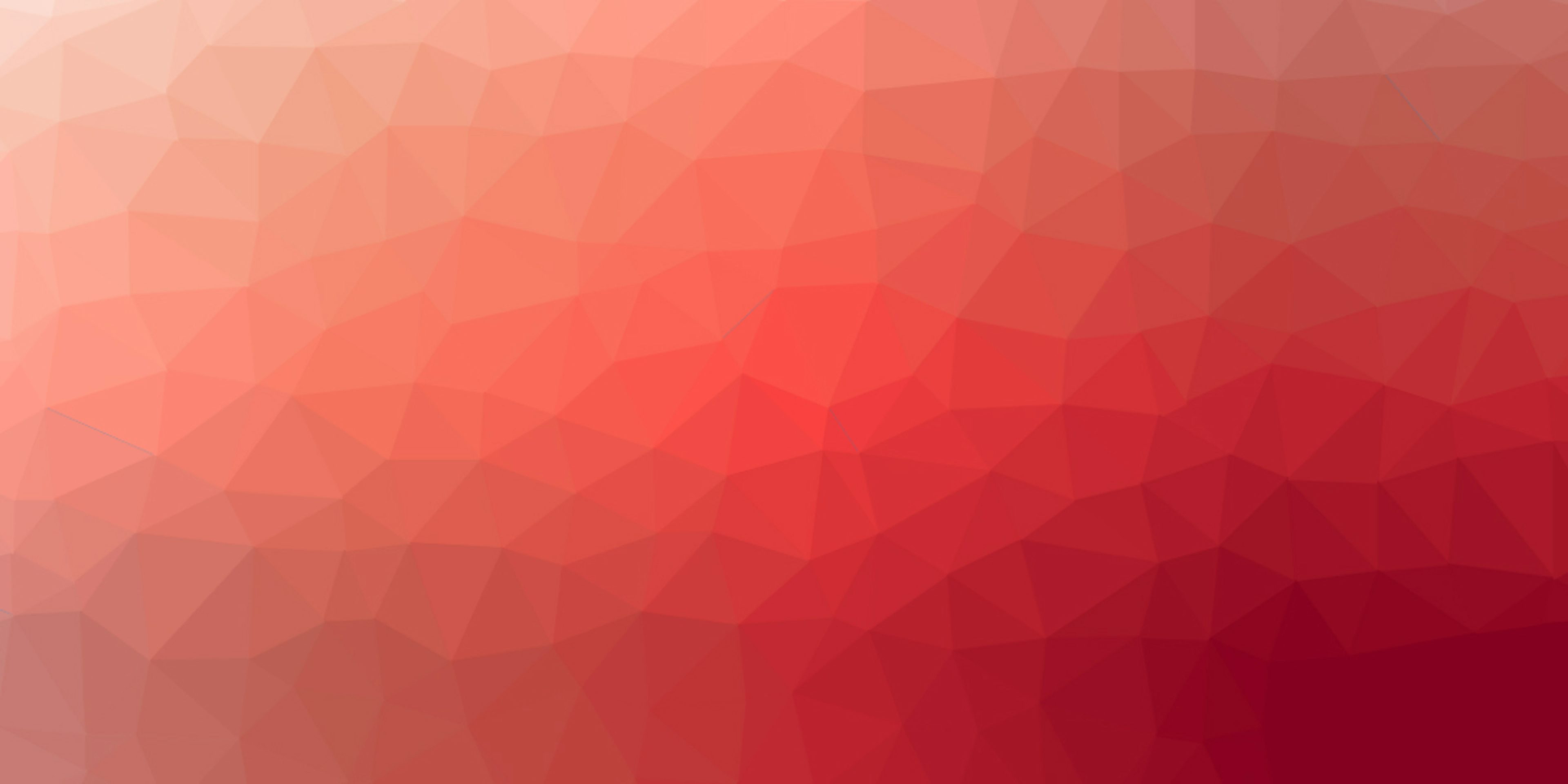 Red Trianglify Background